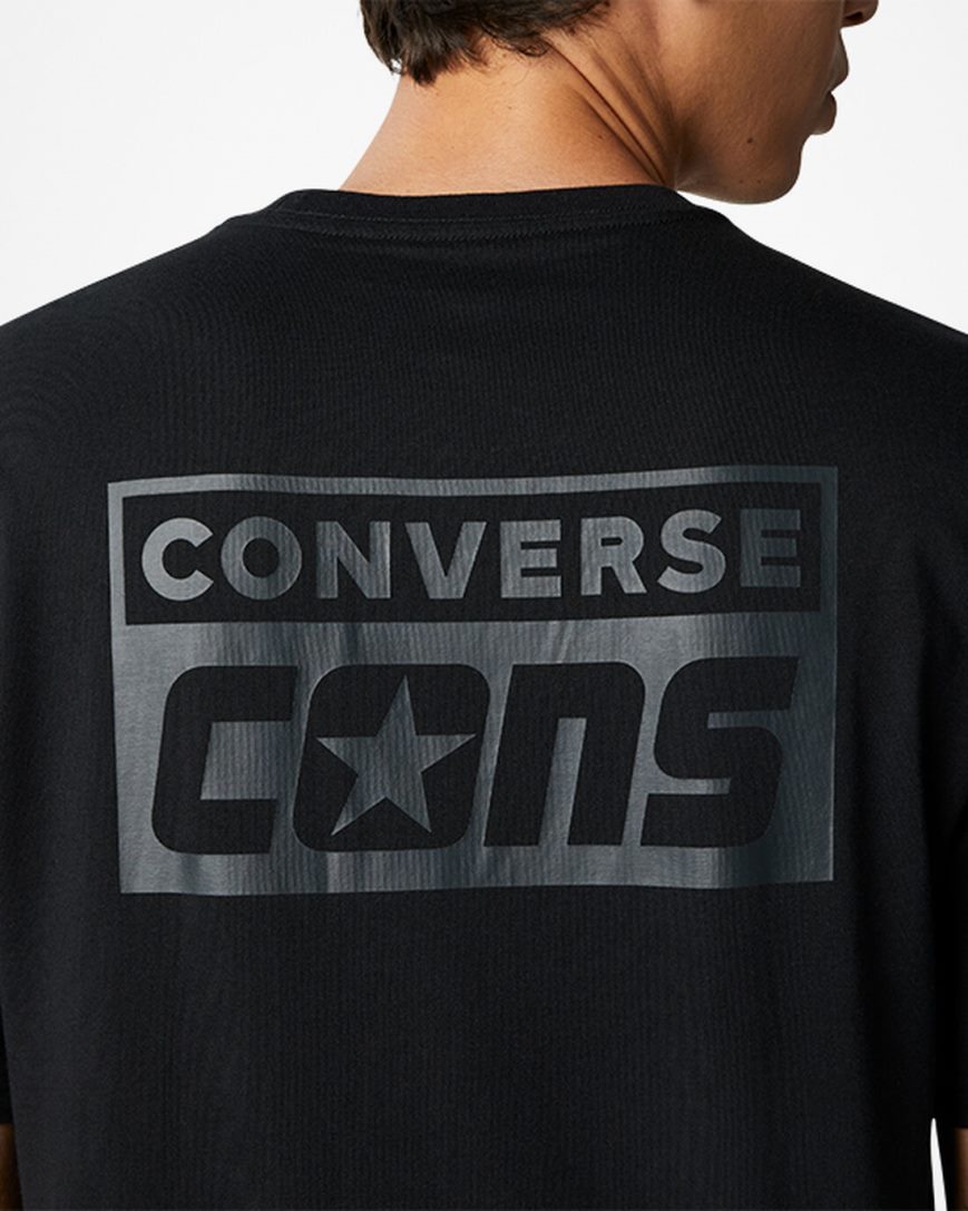 Pánské T-Shirts Converse CONS Grafická Černé | CZ P31ZO02